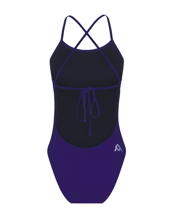 Amanzi Tie Back Blueberry Kız Çocuk Antrenman Mayosu