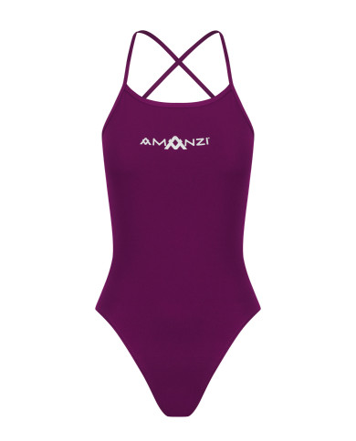 Amanzi Bordeaux Kız Çocuk Antrenman Mayo