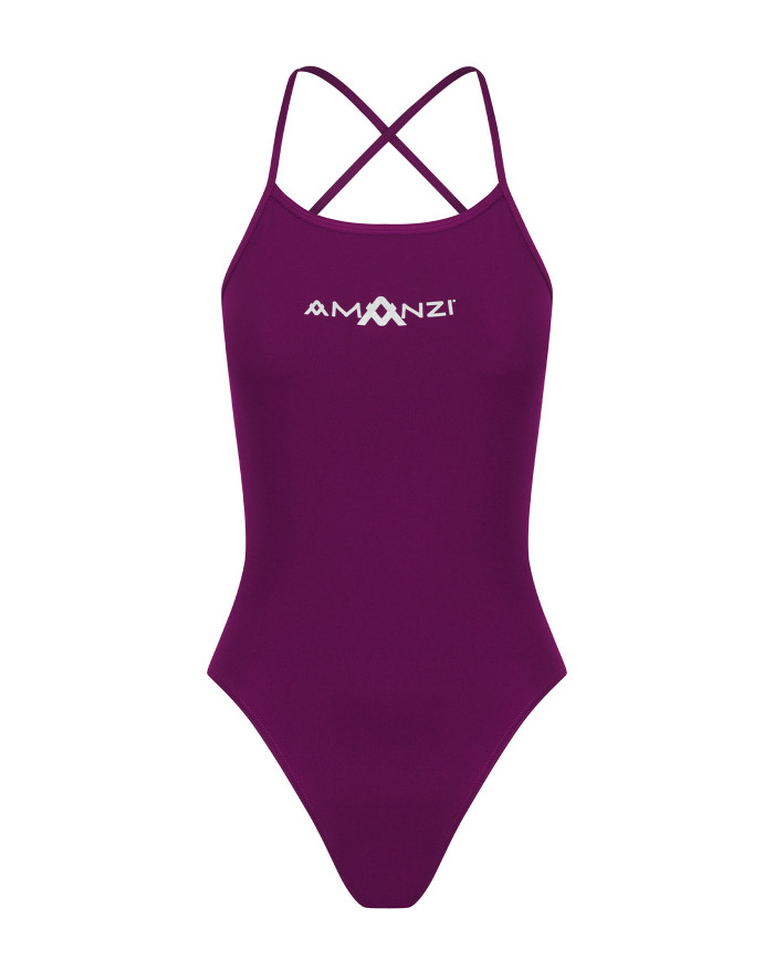 Amanzi Bordeaux Kız Çocuk Antrenman Mayo