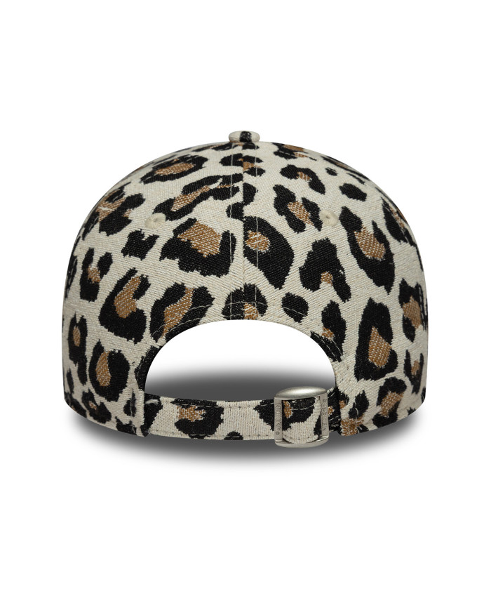 New Era 9FORTY New York Yankees Leopar Desenli Kahverengi Kadın Şapka