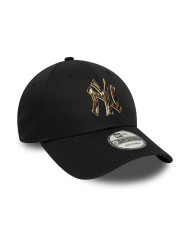 New Era 9FORTY New York Yankees Outline Camo Siyah Şapka