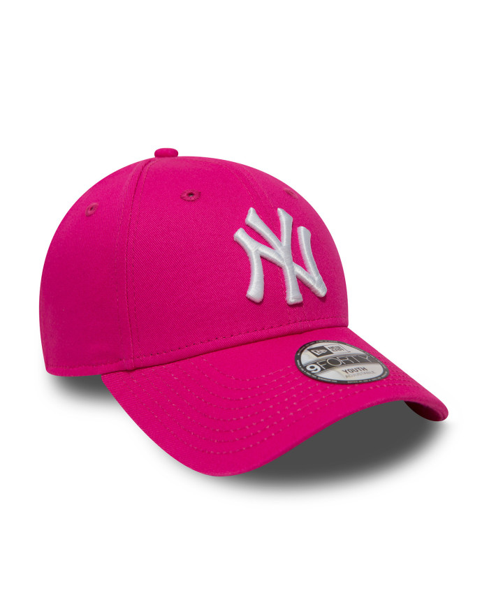 New Era 9FORTY New York Yankees Çocuk Pembe Şapka