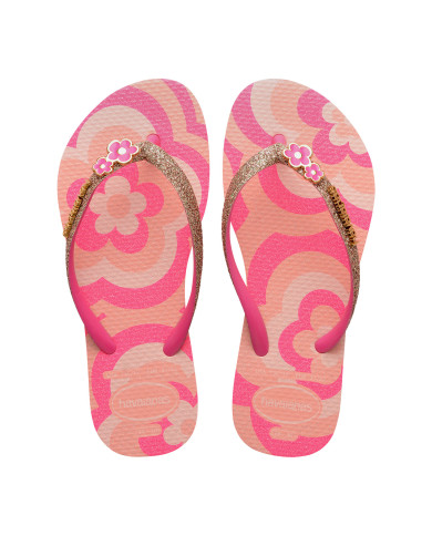 Havaianas Kids Slim Glitter Pembe Çocuk Terlik