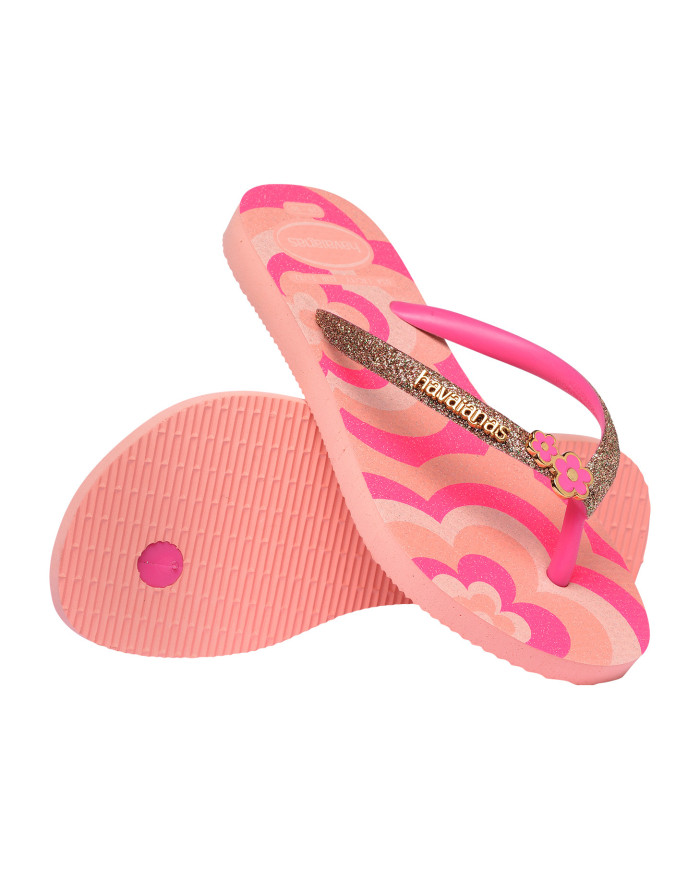 Havaianas Kids Slim Glitter Pembe Çocuk Terlik