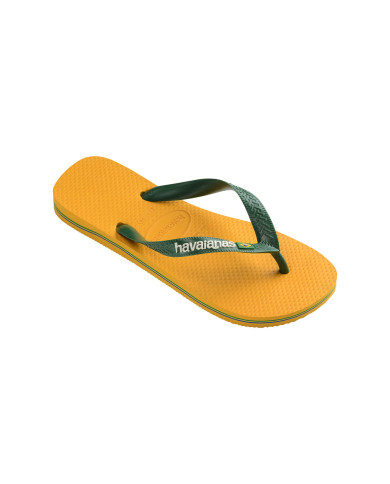 Havaianas Brasil Logo Sarı Terlik