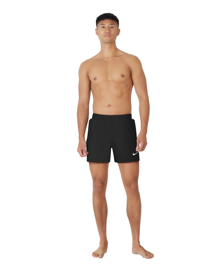 Nike Swim Breaker Solid Essential Erkek Siyah Deniz Şortu
