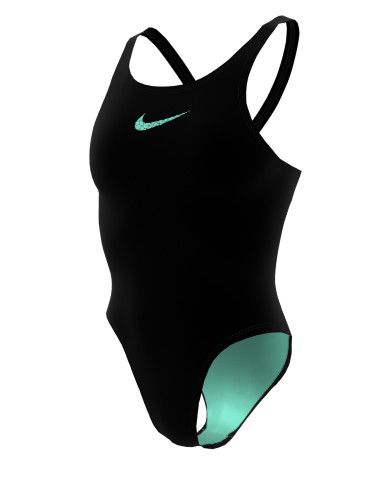 Nike Swim Women's Logo Fast Back Tek Parça Kadın Mayo