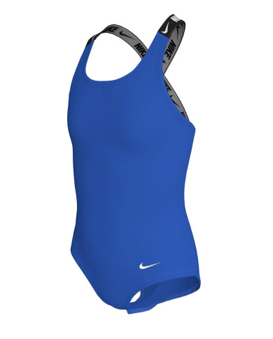 Nike Swim Logo Tape Crossback Tek Parça Kız Çocuk Mayo