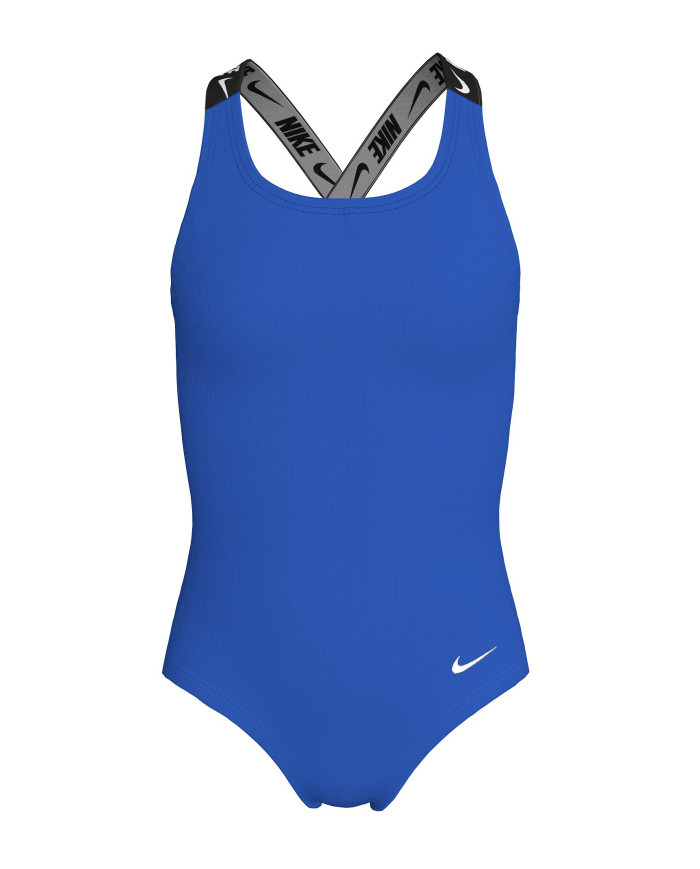 Nike Swim Logo Tape Crossback Tek Parça Kız Çocuk Mayo