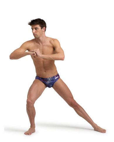 Arena Kikko Pro Erkek Antrenman Mayosu Mavi Kırmızı