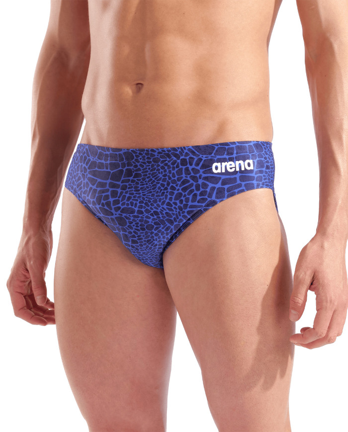 Arena Snakeskin Swim Briefs Team Royal Erkek Antrenman Mayosu