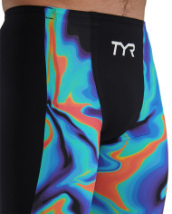 TYR Erkek Yarış Mayosu Shockwave Jammer Kızıl Kırmızı Turkuaz Mavi