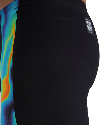 TYR Erkek Yarış Mayosu Shockwave Jammer Kızıl Turuncu Yeşil