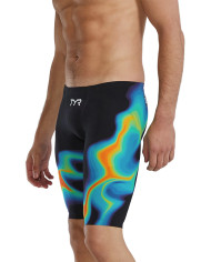 TYR Erkek Yarış Mayosu Venzo Düşük Bel Jammer Kızıl Turuncu Yeşil