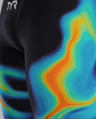 TYR Erkek Yarış Mayosu Venzo Düşük Bel Jammer Kızıl Turuncu Yeşil