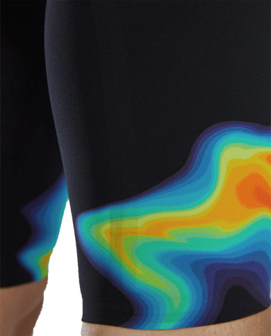 TYR Erkek Yarış Mayosu Venzo Düşük Bel Jammer Kızıl Turuncu Yeşil