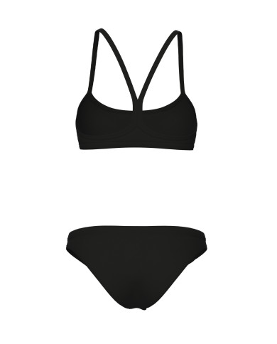 Arena Kadın Bikini Bandeau Solid Siyah Beyaz
