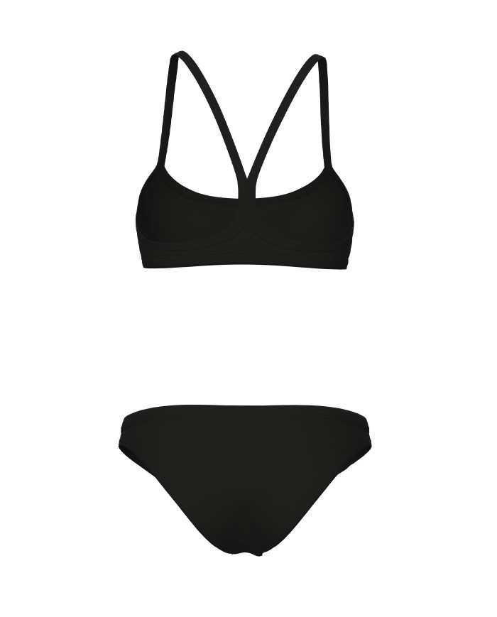 Arena Kadın Bikini Bandeau Solid Siyah Beyaz