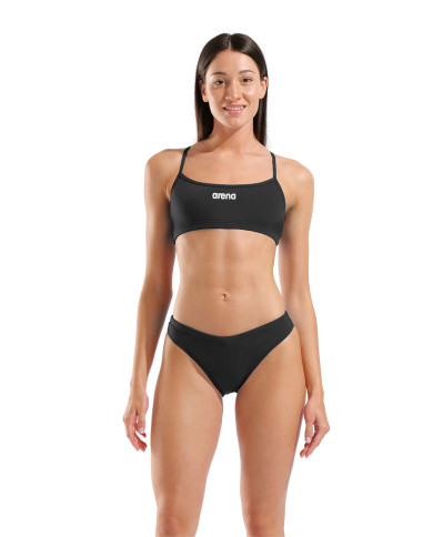 Arena Kadın Bikini Bandeau Solid Siyah Beyaz