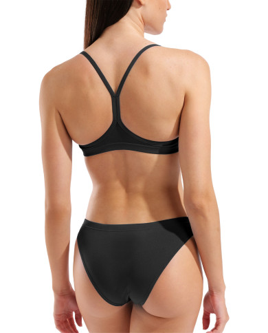 Arena Kadın Bikini Bandeau Solid Siyah Beyaz