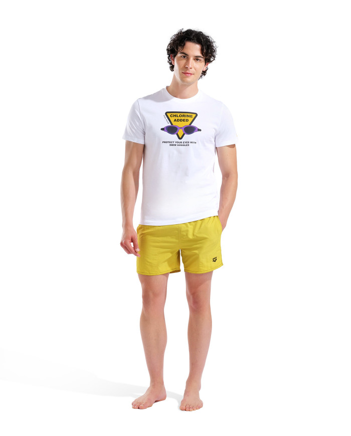 Arena Goggles Prints Erkek Beyaz T-Shirt