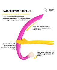 Finis Stability Şnorkel Jr. Pembe