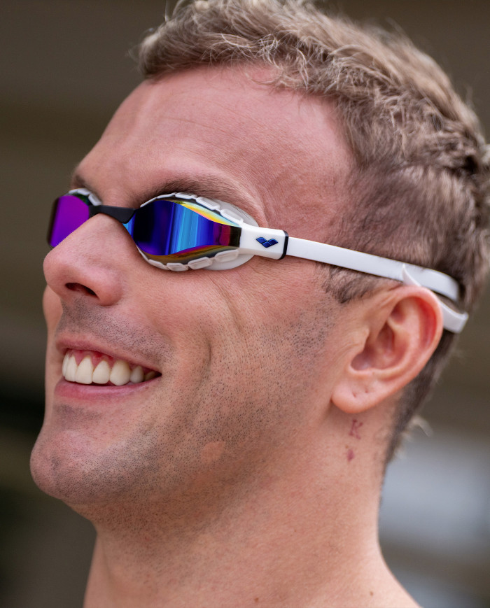 Arena Air Sonic Mirror Unisex Beyaz Yüzücü Gözlüğü