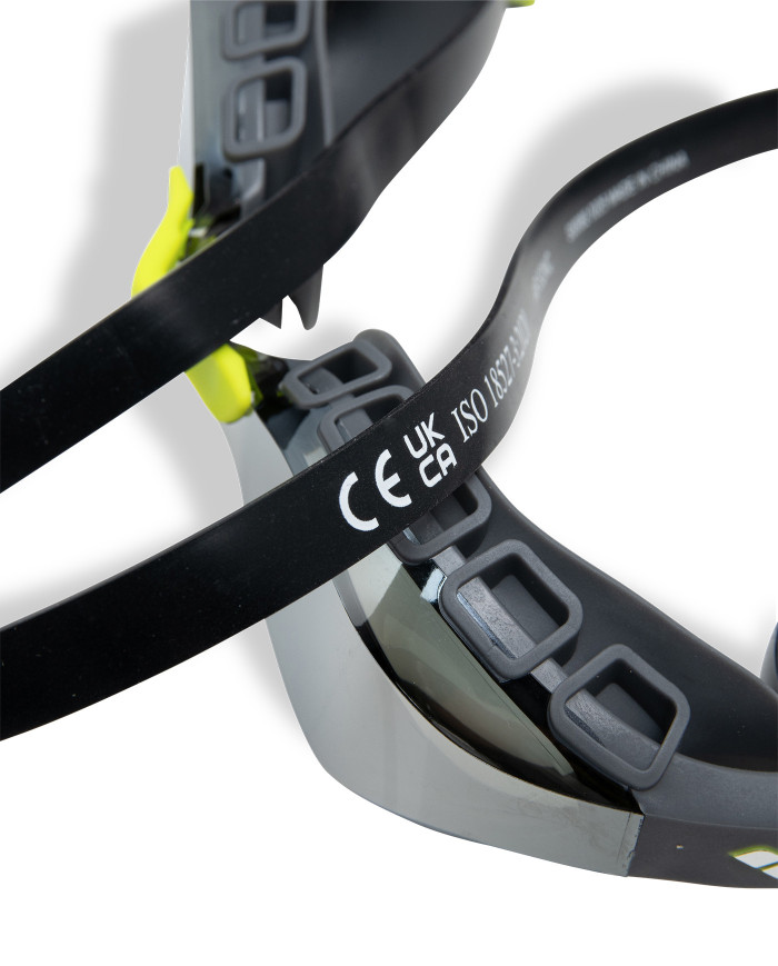 Arena Air Sonic Mirror Unisex Gri Yüzücü Gözlüğü