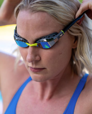 Arena Air Sonic Mirror Unisex Gri Yüzücü Gözlüğü