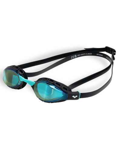 Arena Air Sonic Mirror Unisex Siyah Turkuaz Yüzücü Gözlüğü