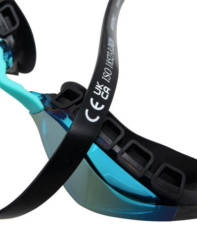 Arena Air Sonic Mirror Unisex Siyah Turkuaz Yüzücü Gözlüğü