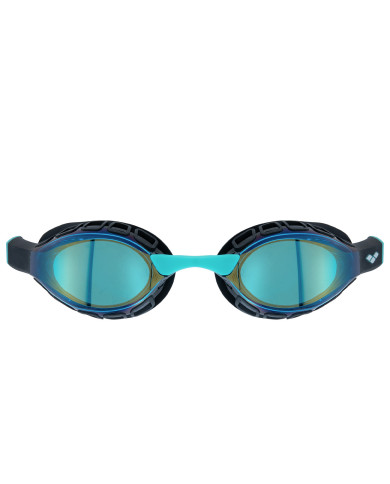 Arena Air Sonic Mirror Unisex Siyah Turkuaz Yüzücü Gözlüğü