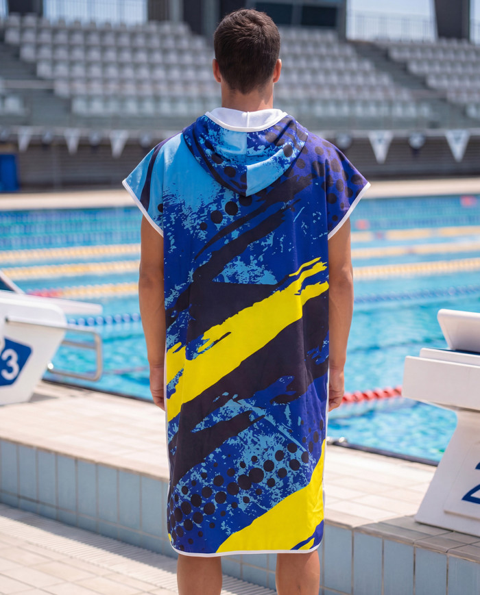 Unisex Havlu Panço - Hızlı Kuruyan Kapüşonlu Bornoz | Sporsuit