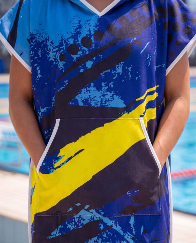 Unisex Havlu Panço - Hızlı Kuruyan Kapüşonlu Bornoz | Sporsuit
