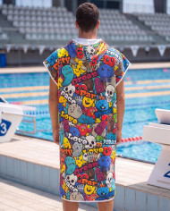 Unisex Havlu Panço - Hızlı Kuruyan Kapüşonlu Bornoz | Sporsuit