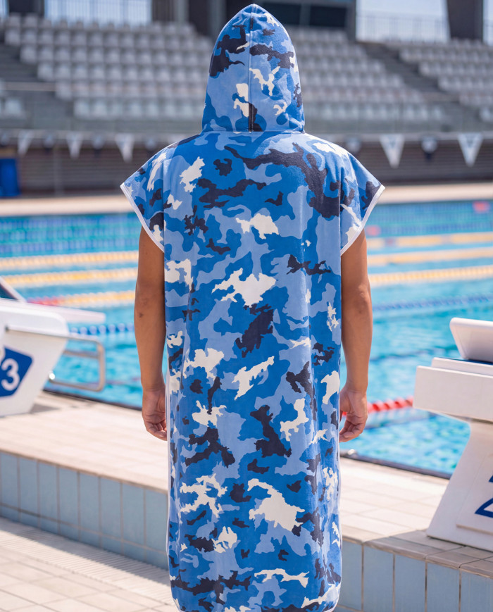 Unisex Havlu Panço - Hızlı Kuruyan Kapüşonlu Bornoz | Sporsuit