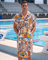 Unisex Havlu Panço - Hızlı Kuruyan Kapüşonlu Bornoz | Sporsuit