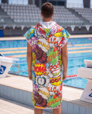 Unisex Havlu Panço - Hızlı Kuruyan Kapüşonlu Bornoz | Sporsuit