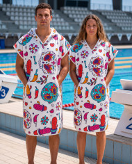 Unisex Havlu Panço - Hızlı Kuruyan Kapüşonlu Bornoz | Sporsuit