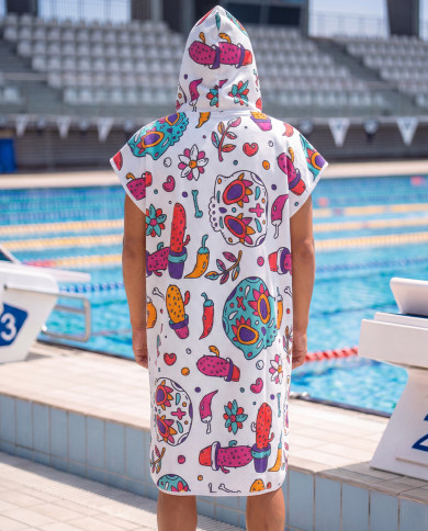 Unisex Havlu Panço - Hızlı Kuruyan Kapüşonlu Bornoz | Sporsuit