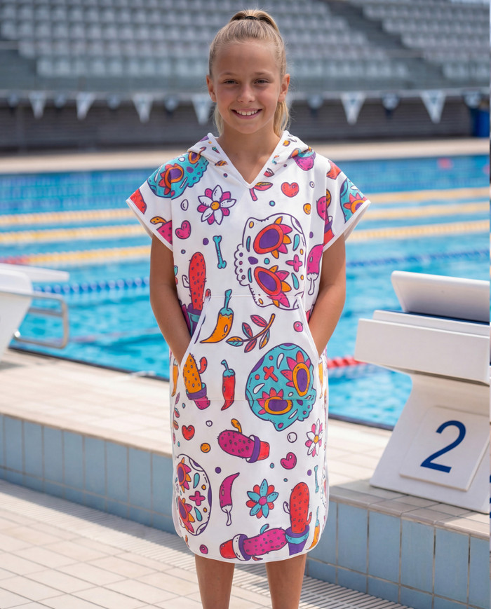 Unisex Havlu Panço - Hızlı Kuruyan Kapüşonlu Bornoz | Sporsuit