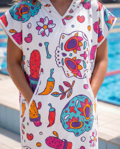 Unisex Havlu Panço - Hızlı Kuruyan Kapüşonlu Bornoz | Sporsuit