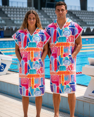 Unisex Havlu Panço - Hızlı Kuruyan Kapüşonlu Bornoz | Sporsuit