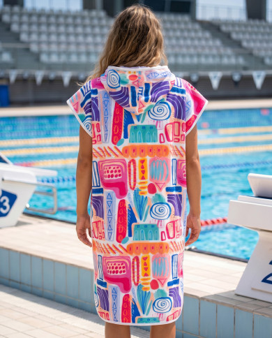 Unisex Havlu Panço - Hızlı Kuruyan Kapüşonlu Bornoz | Sporsuit