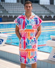 Unisex Havlu Panço - Hızlı Kuruyan Kapüşonlu Bornoz | Sporsuit