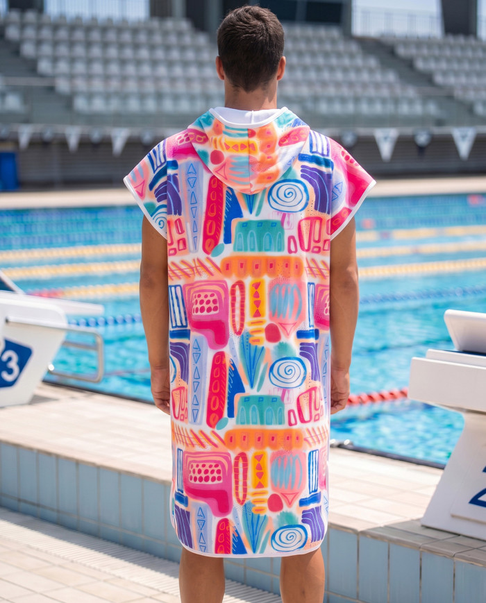 Unisex Havlu Panço - Hızlı Kuruyan Kapüşonlu Bornoz | Sporsuit