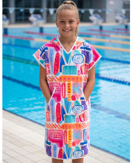 Unisex Havlu Panço - Hızlı Kuruyan Kapüşonlu Bornoz | Sporsuit