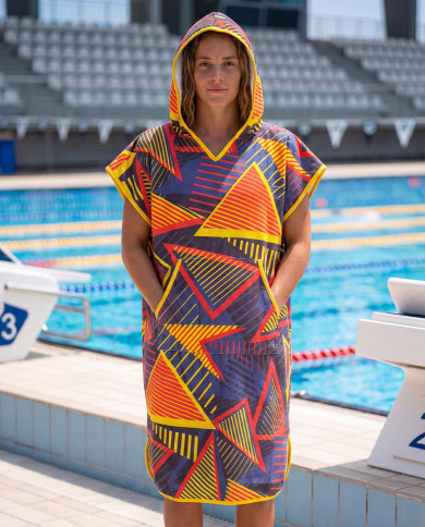 Unisex Havlu Panço - Hızlı Kuruyan Kapüşonlu Bornoz | Sporsuit