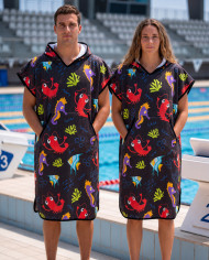 Unisex Havlu Panço - Hızlı Kuruyan Kapüşonlu Bornoz | Sporsuit