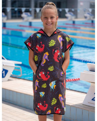 Unisex Havlu Panço - Hızlı Kuruyan Kapüşonlu Bornoz | Sporsuit